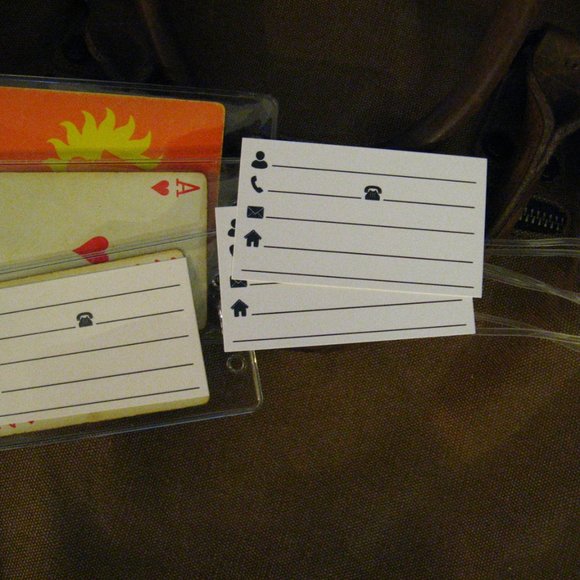 ✈️ National Airlines Vintage Sun Logo Bag Tags (3) - Picture 4 of 4